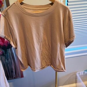 We The Free Tan Short Sleeve Tee